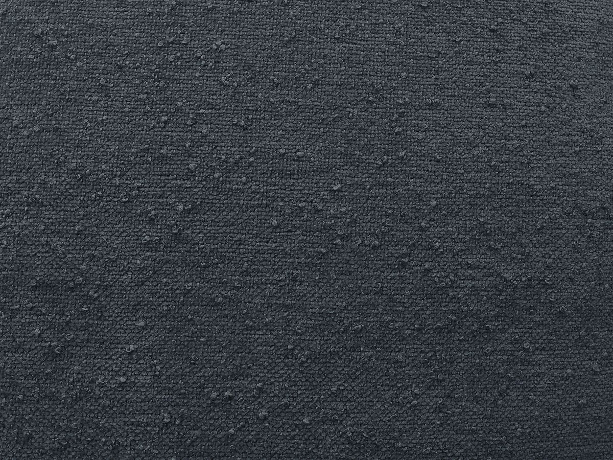 Canapé d'angle L convertible coffre EVEREST tissu texturé avec pouf