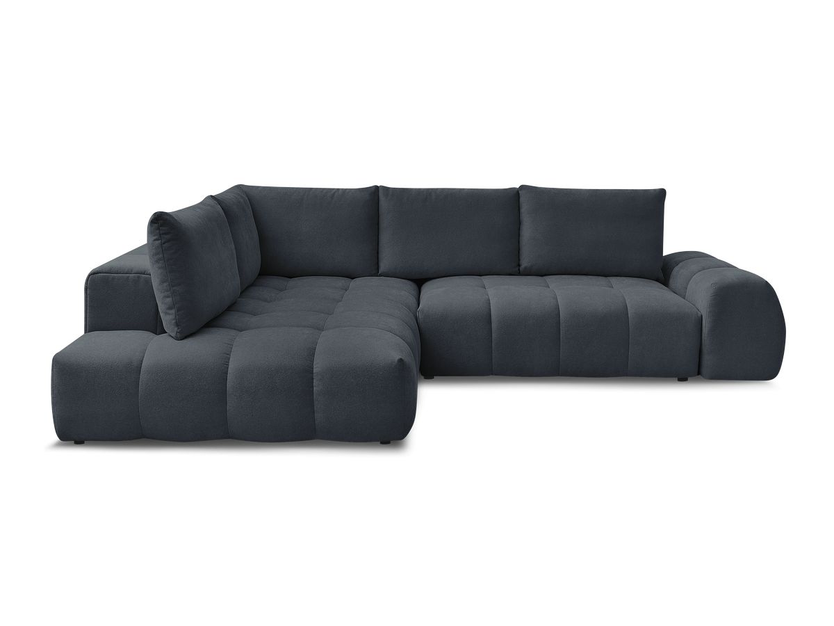 Canapé d'angle L convertible coffre EVEREST tissu texturé