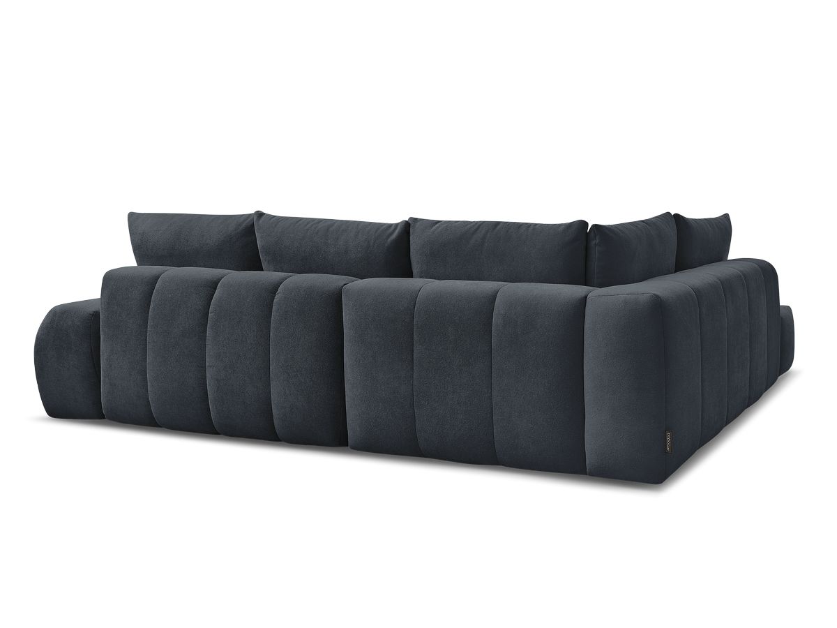 Canapé d'angle L convertible coffre EVEREST tissu texturé