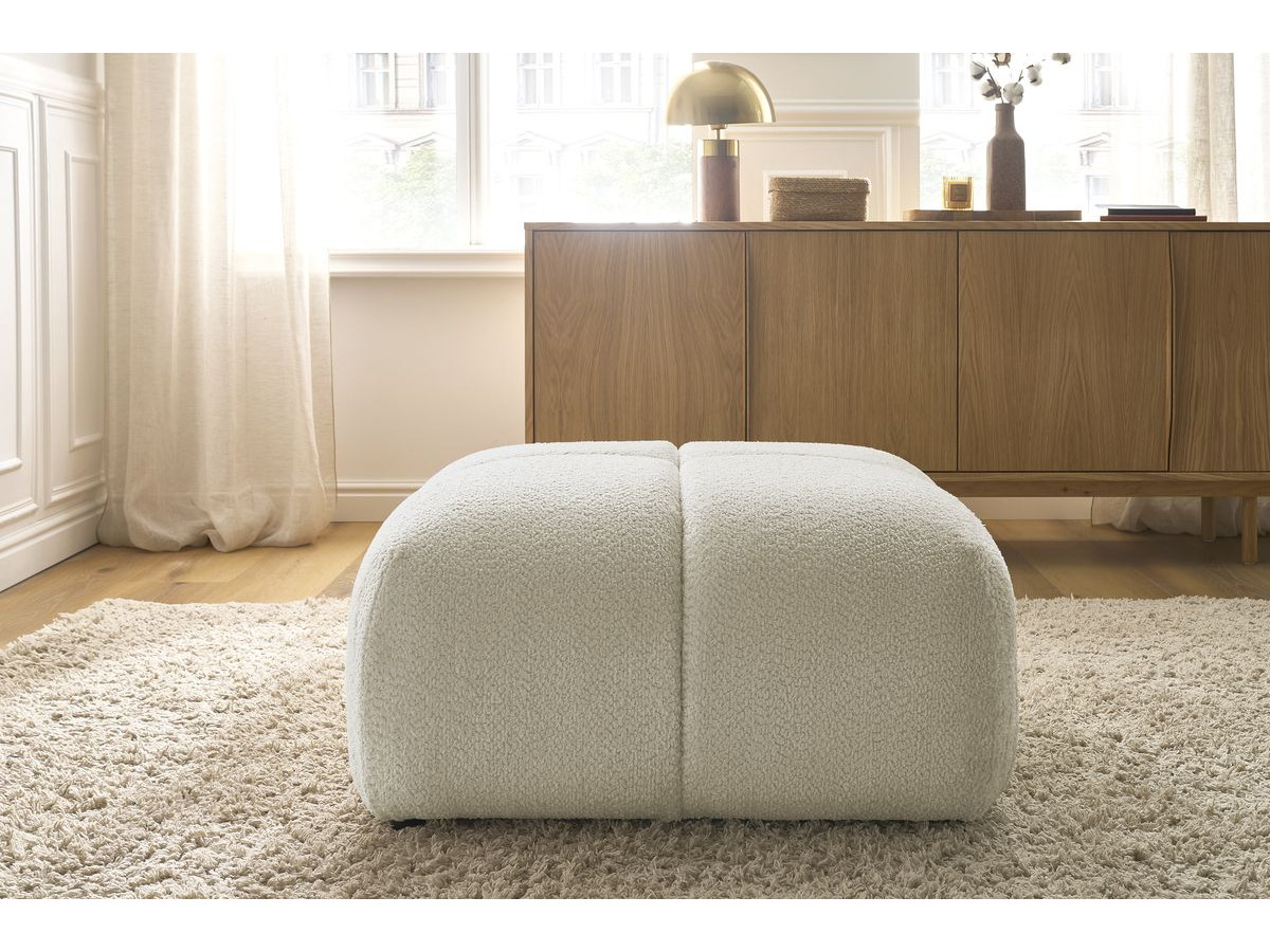 Pouf CRISTINA beige — vue 5
