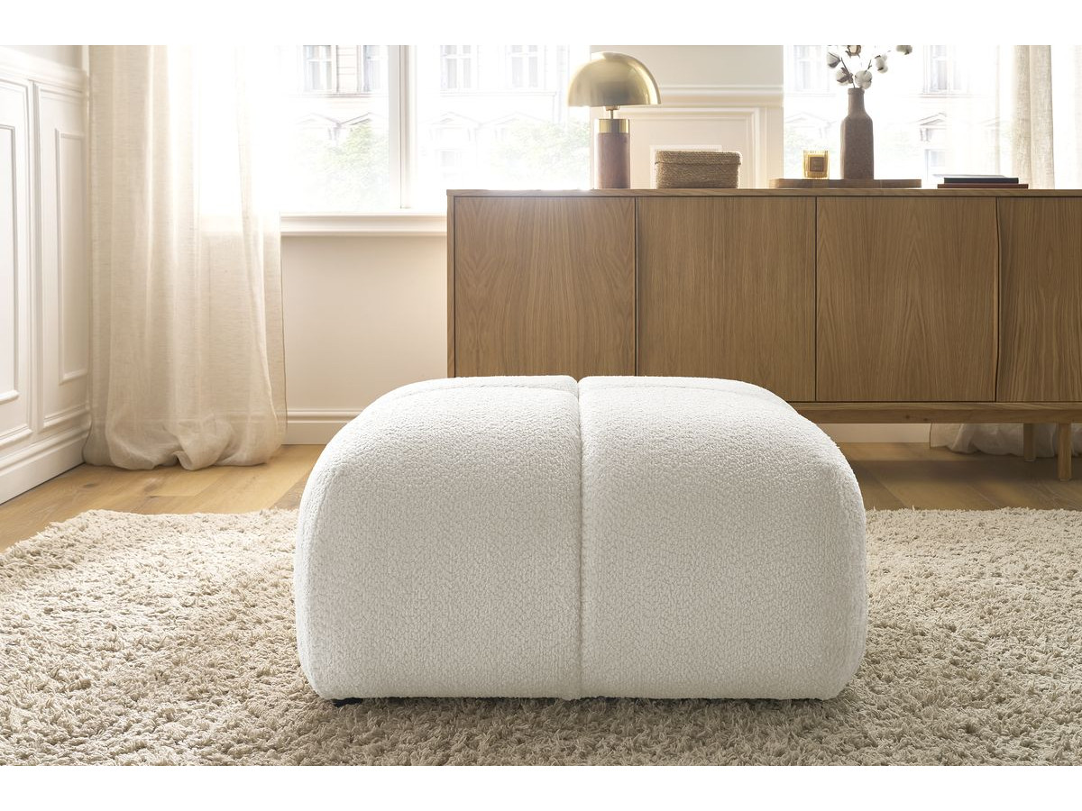 Pouf CRISTINA blanc — vue 5