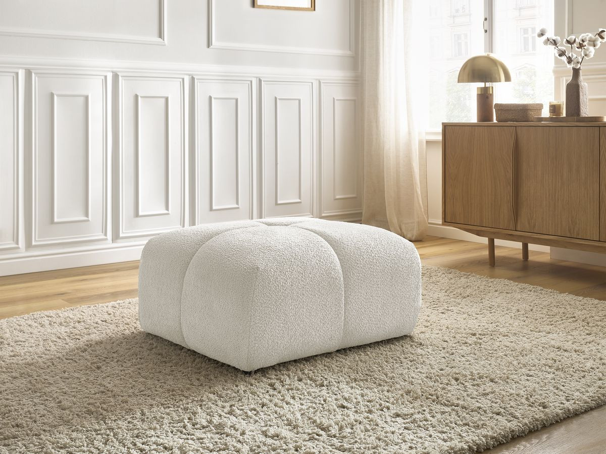 Pouf CRISTINA blanc — vue 6