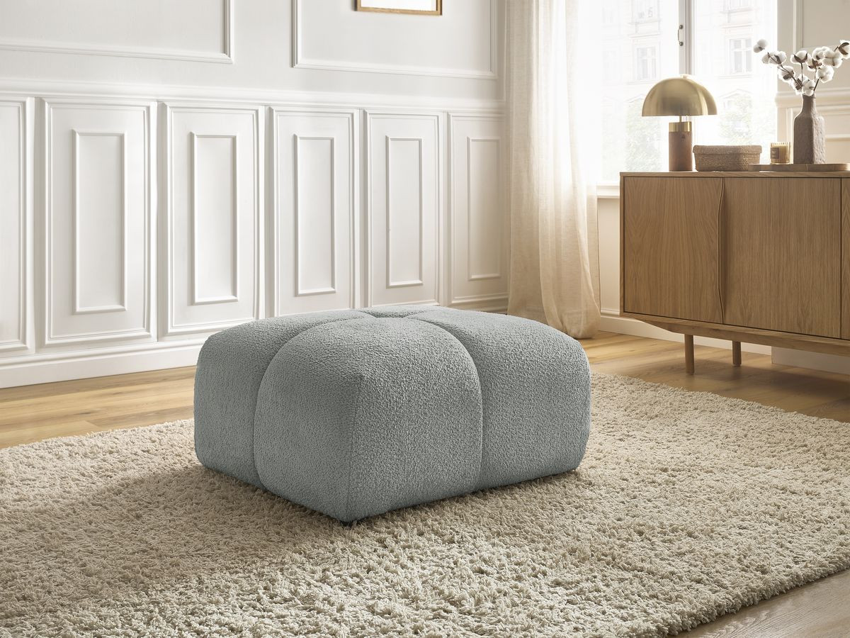 Pouf CRISTINA gris clair — vue 6