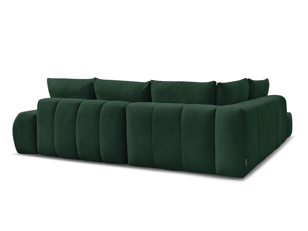 Canapé d'angle L convertible coffre EVEREST tissu texturé