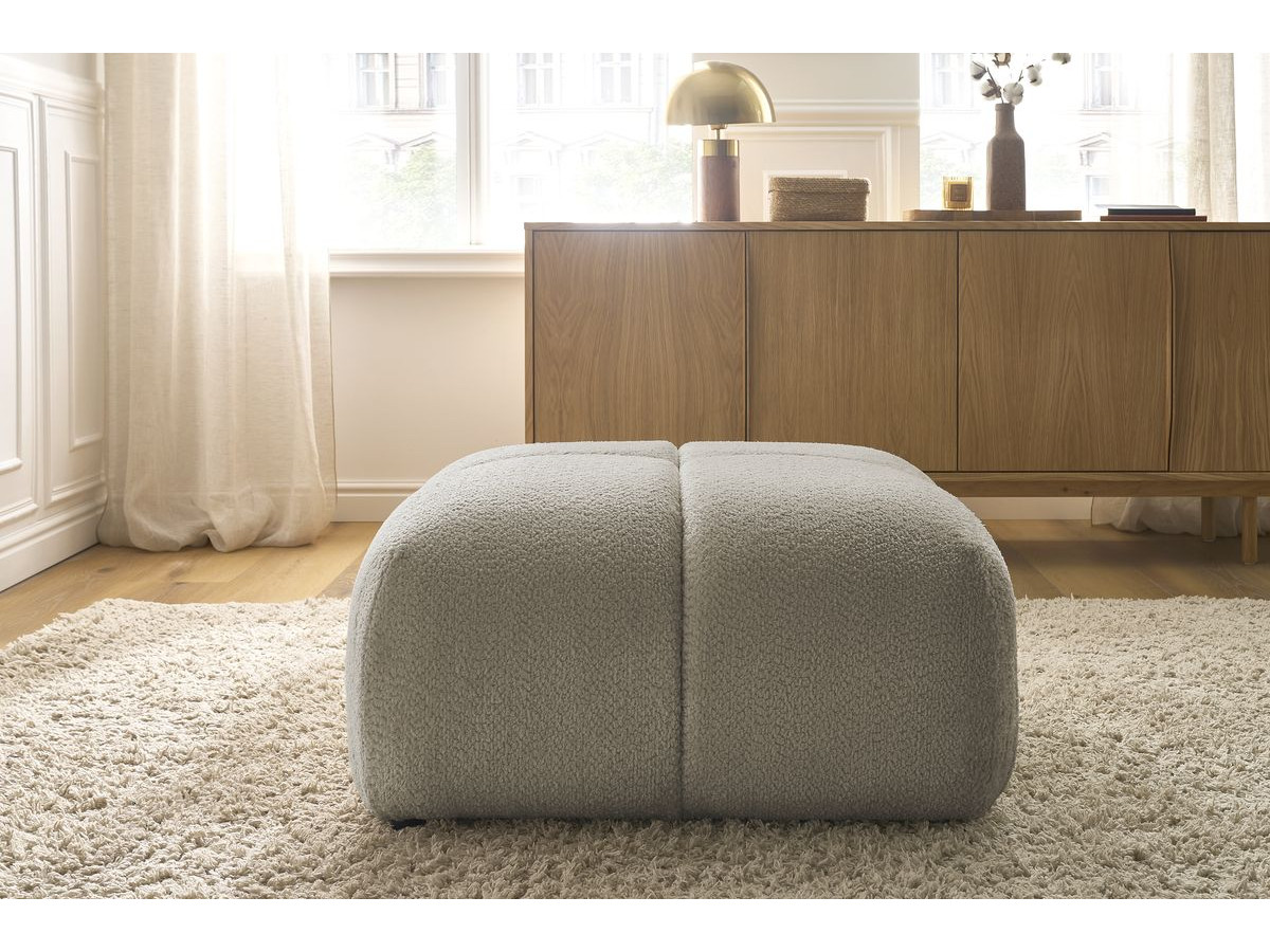Pouf CRISTINA taupe — vue 5