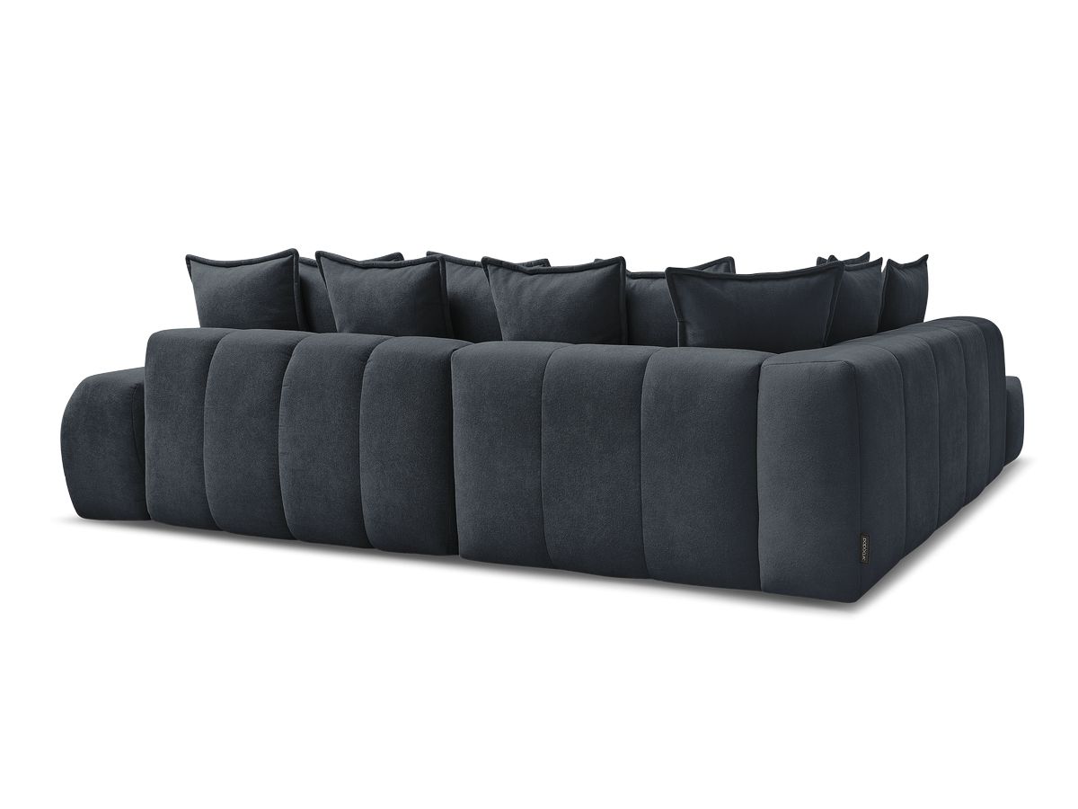 Canapé d'angle L convertible coffre EVEREST tissu texturé