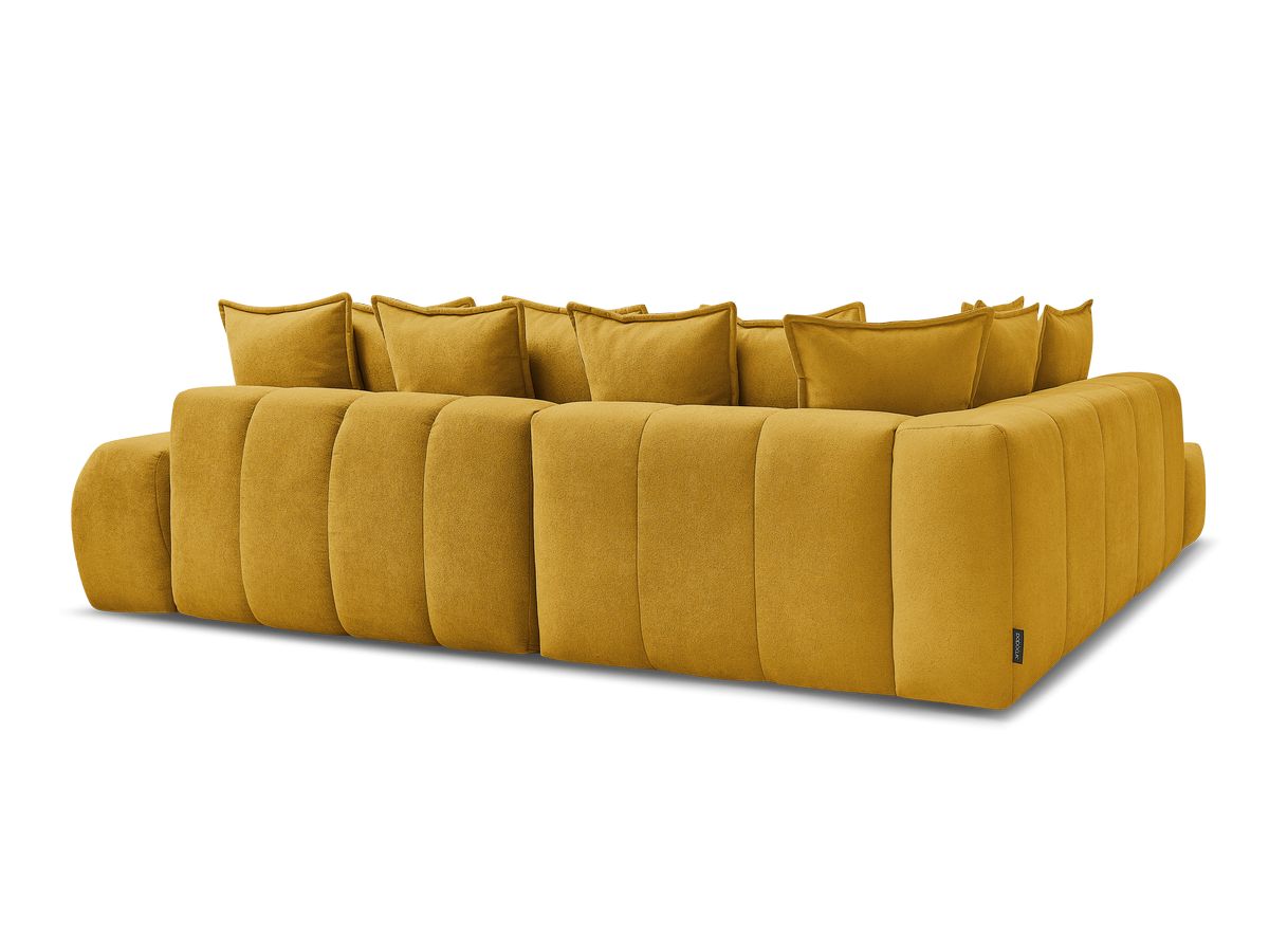 Canapé d'angle L convertible coffre EVEREST tissu texturé