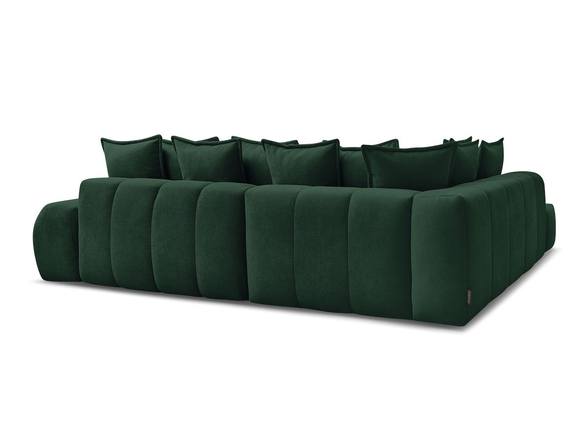 Canapé d'angle L convertible coffre EVEREST tissu texturé
