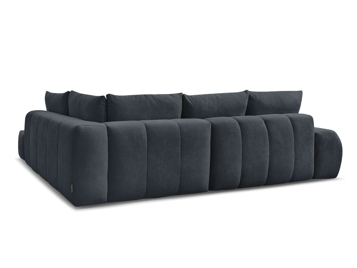 Canapé d'angle L convertible coffre EVEREST tissu texturé