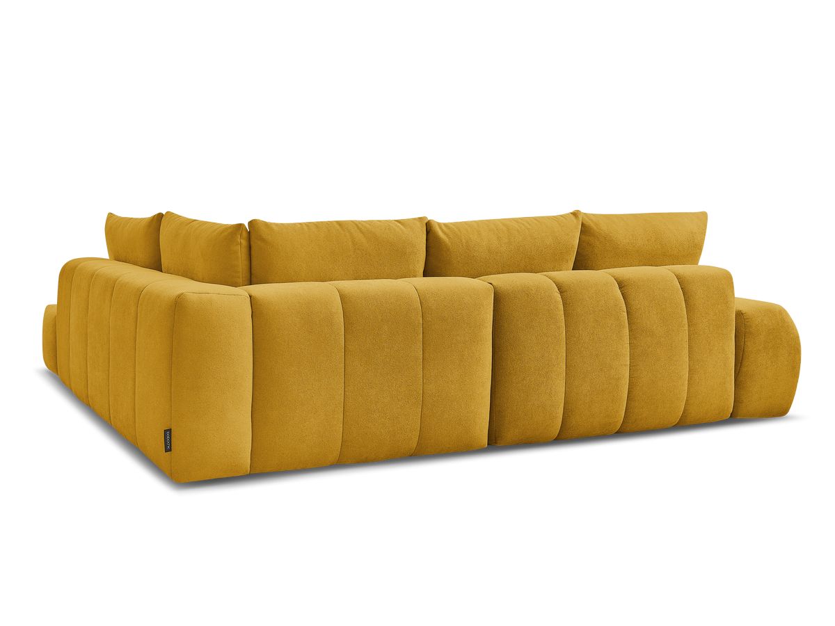 Canapé d'angle L convertible coffre EVEREST tissu texturé