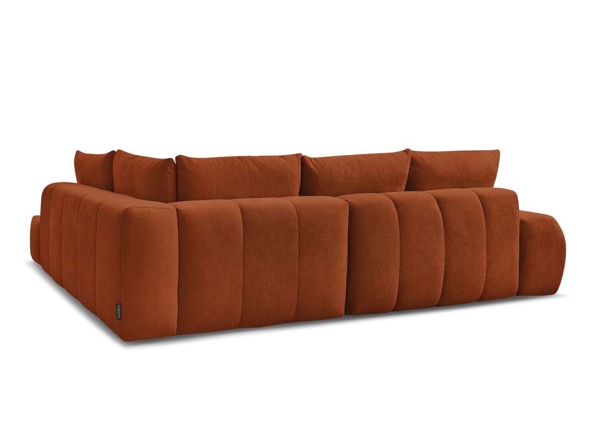 Canapé d'angle L convertible coffre EVEREST tissu texturé
