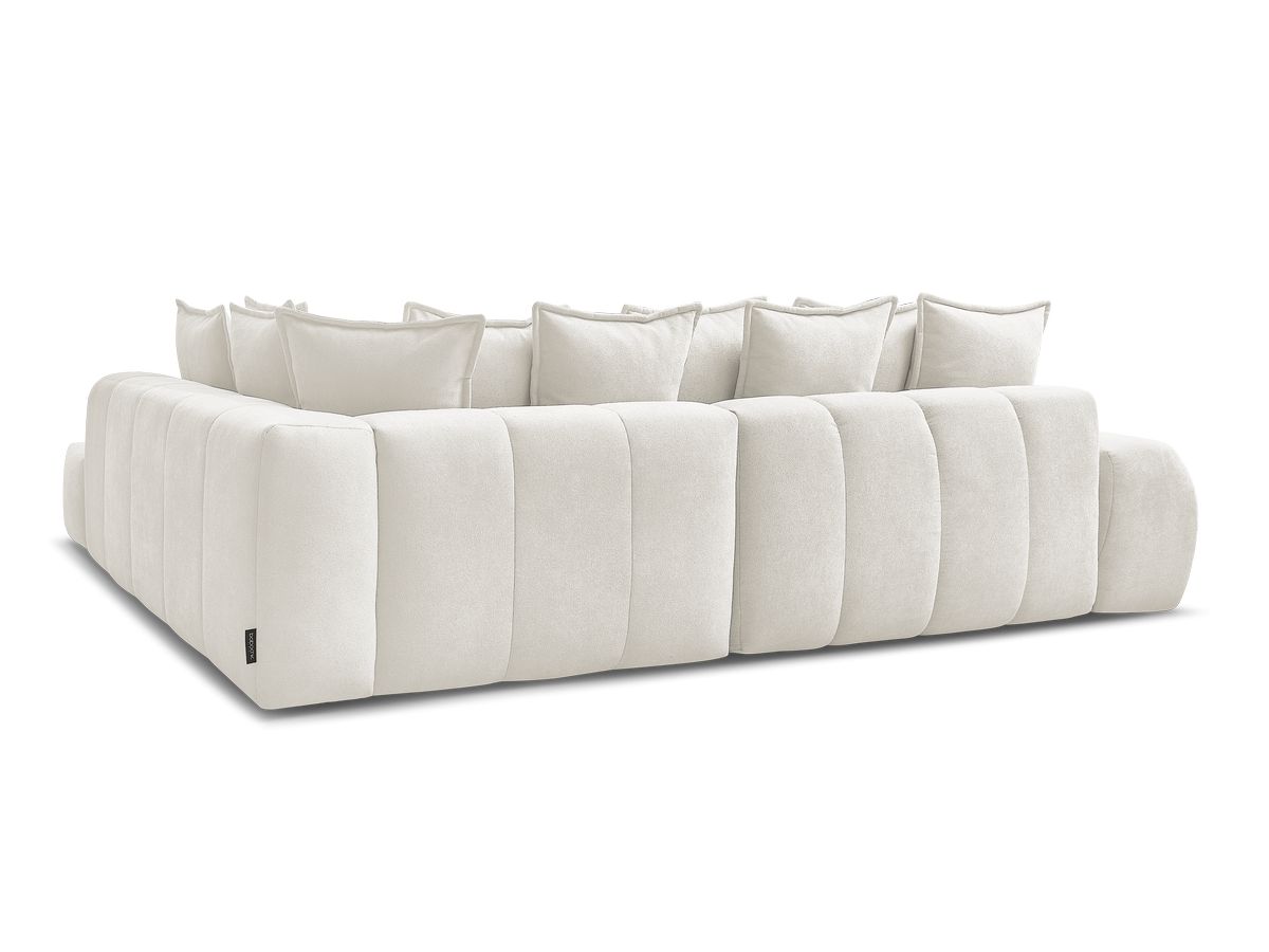 Canapé d'angle L convertible coffre EVEREST tissu texturé