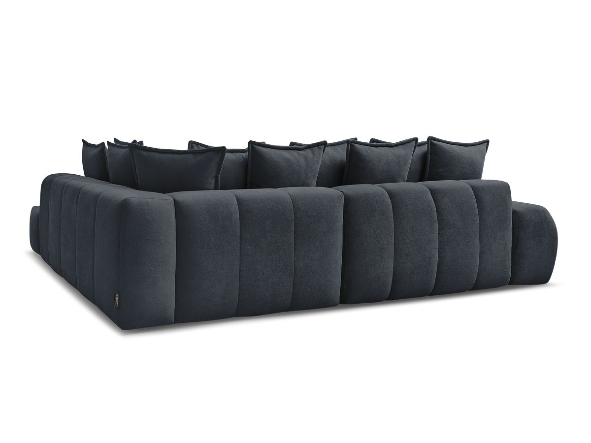 Canapé d'angle L convertible coffre EVEREST tissu texturé