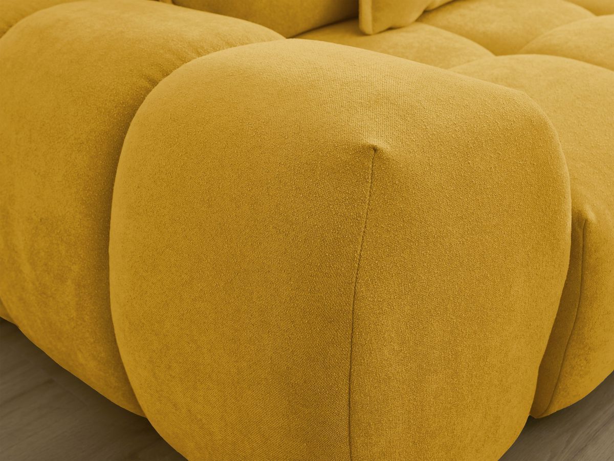 Canapé d'angle L convertible coffre EVEREST tissu texturé