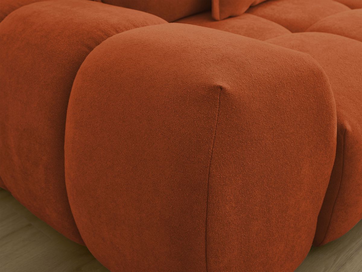Canapé d'angle L convertible coffre EVEREST tissu texturé