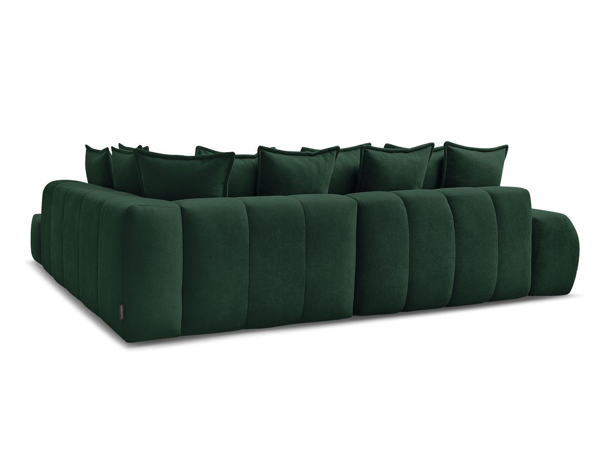 Canapé d'angle L convertible coffre EVEREST tissu texturé