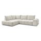 Canapé d'angle L convertible coffre EVEREST tissu chiné