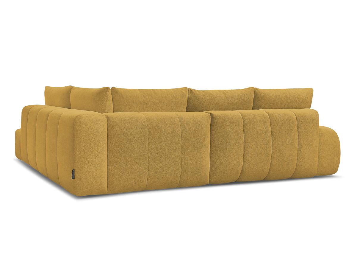 Canapé d'angle L convertible coffre EVEREST tissu chiné