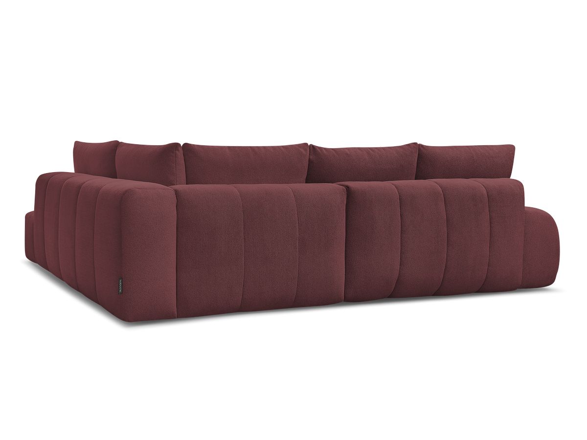Canapé d'angle L convertible coffre EVEREST tissu chiné