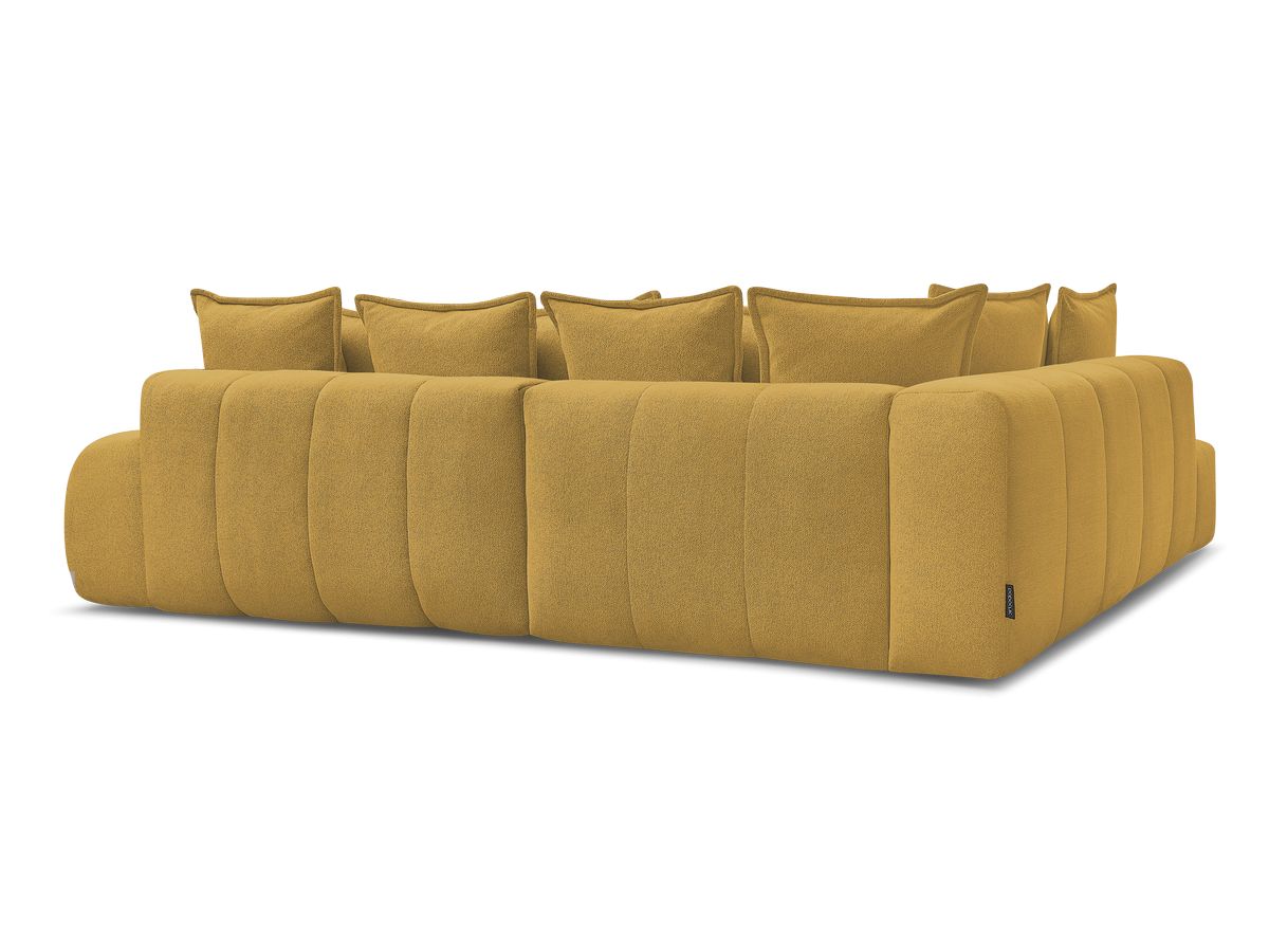 Canapé d'angle L convertible coffre EVEREST tissu chiné
