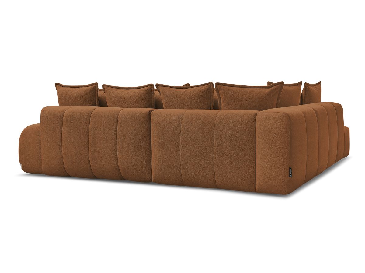Canapé d'angle L convertible coffre EVEREST tissu chiné