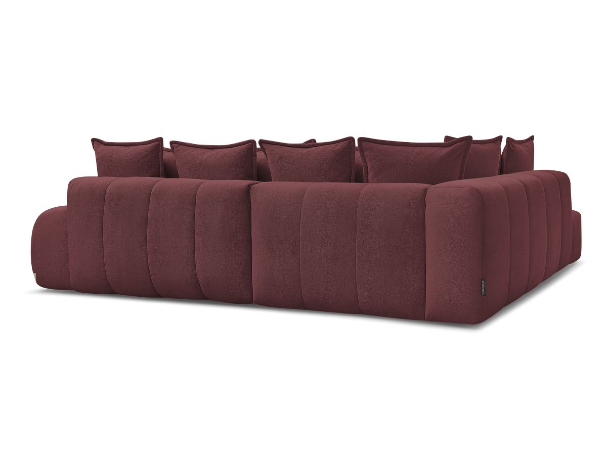 Canapé d'angle L convertible coffre EVEREST tissu chiné