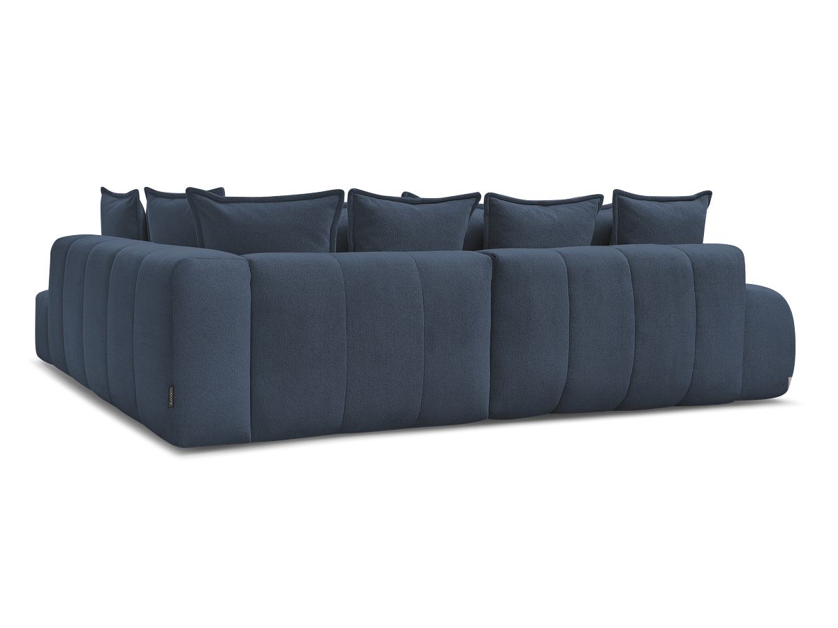 Canapé d'angle L convertible coffre EVEREST tissu chiné