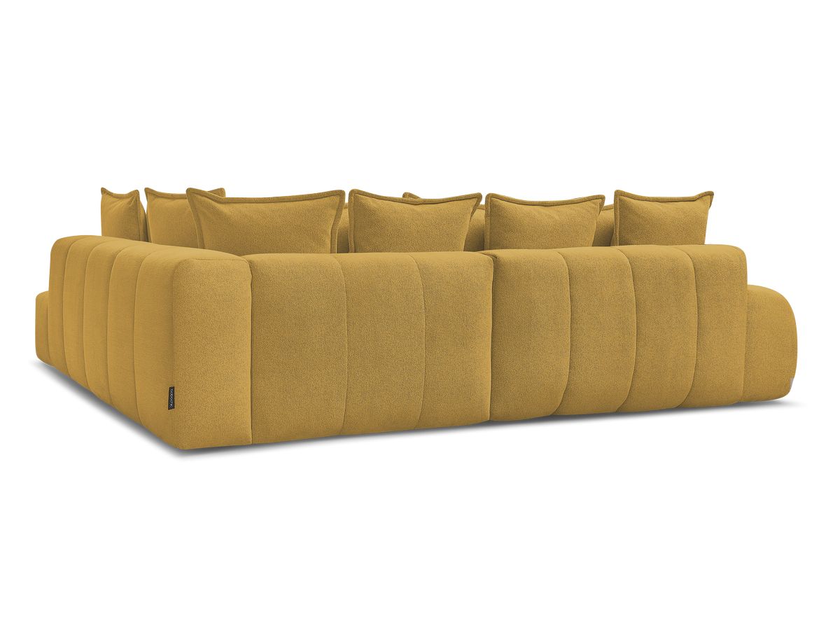 Canapé d'angle L convertible coffre EVEREST tissu chiné