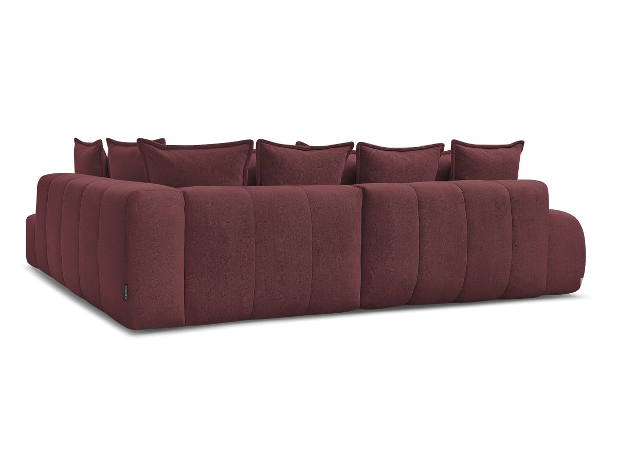 Canapé d'angle L convertible coffre EVEREST tissu chiné