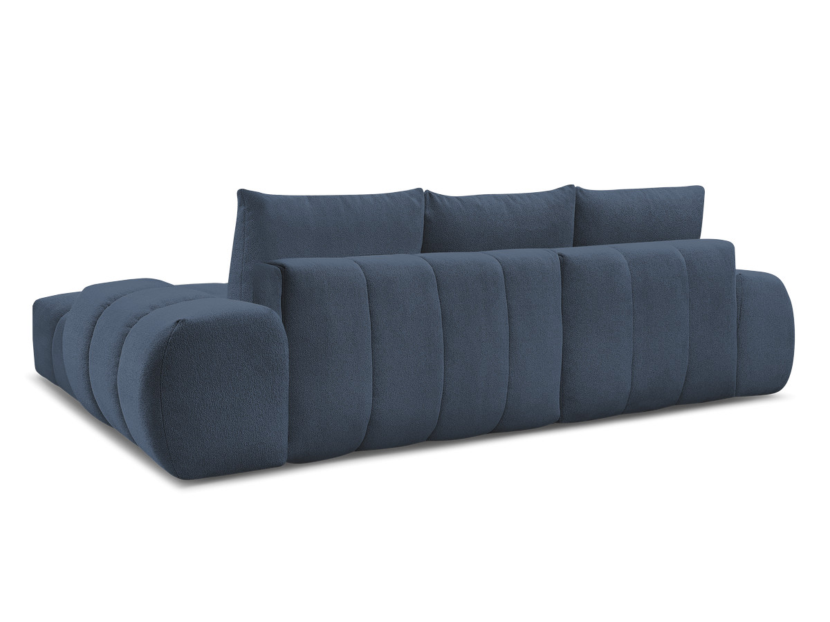 Canapé d'angle convertible coffre EVEREST tissu chiné