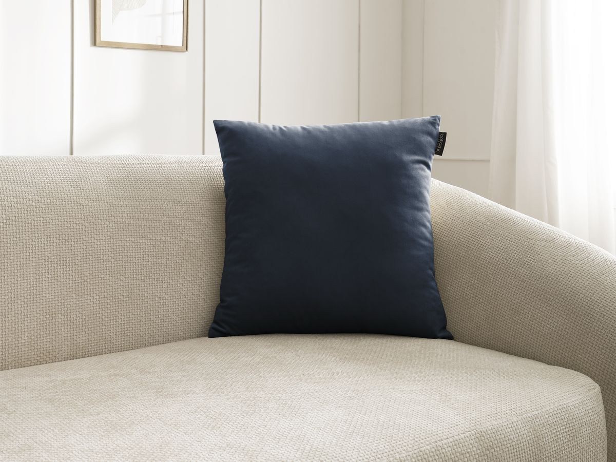 Coussin biface STOCKHOLM bleu — vue 4