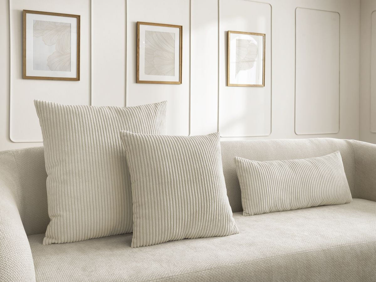 stockholm omkeerbaar kussen gekleurd beige