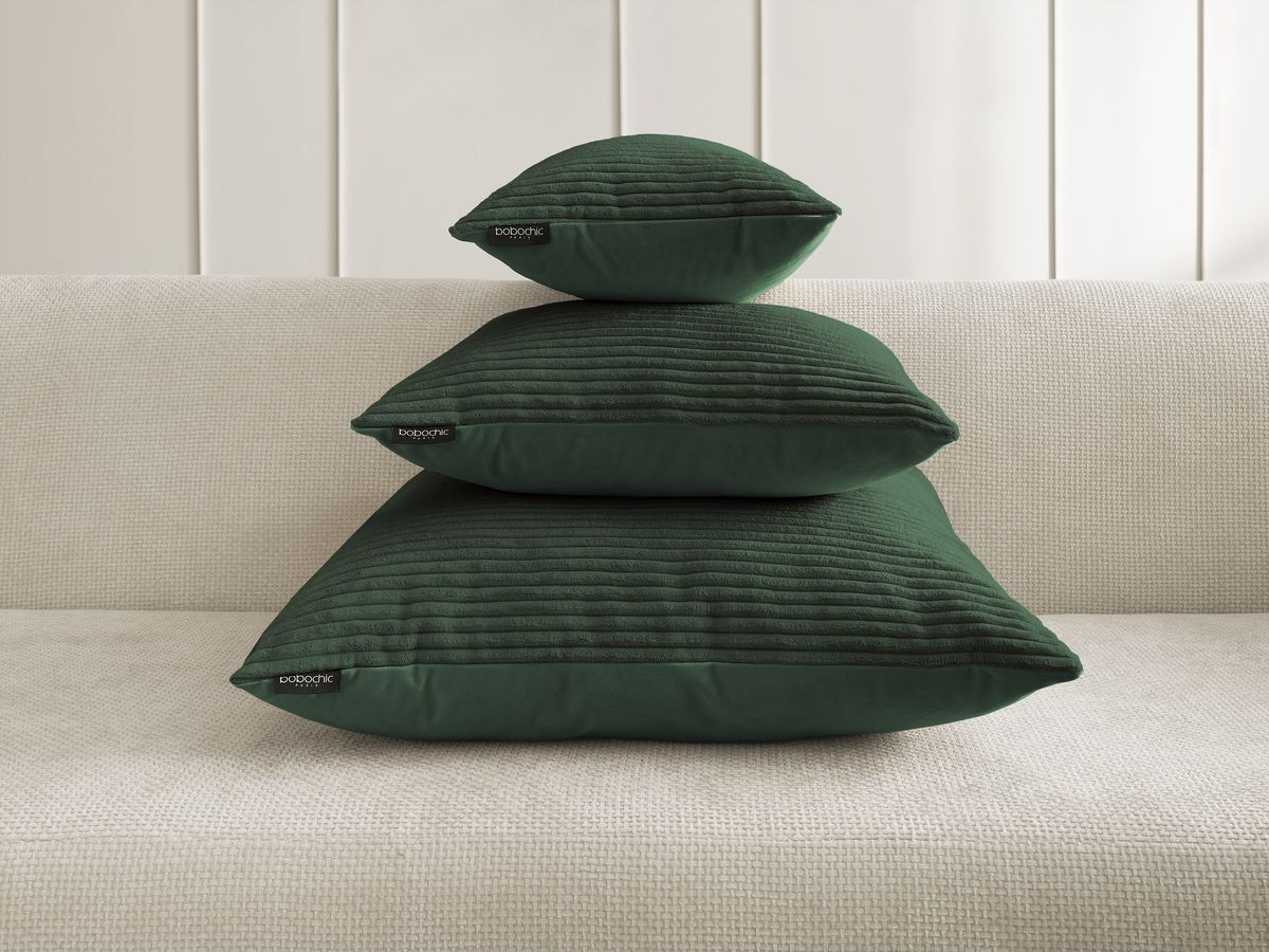 Coussin biface STOCKHOLM vert — vue 5