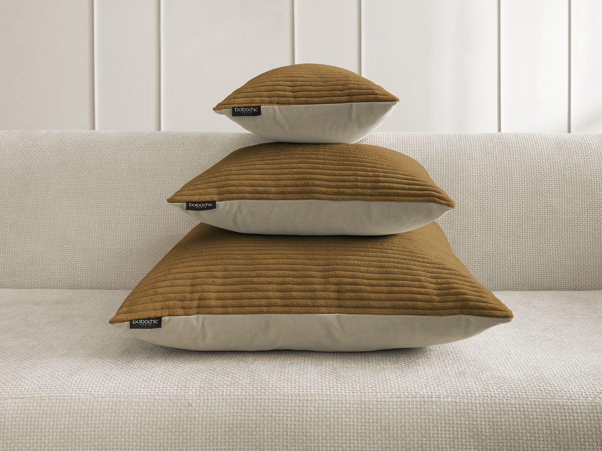 Coussin biface STOCKHOLM jaune — vue 5