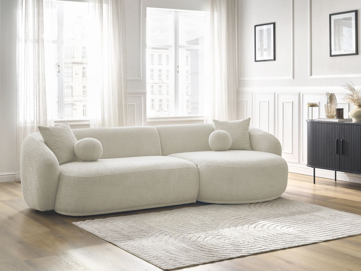 Canapé d'angle ASHLEY beige — vue 6