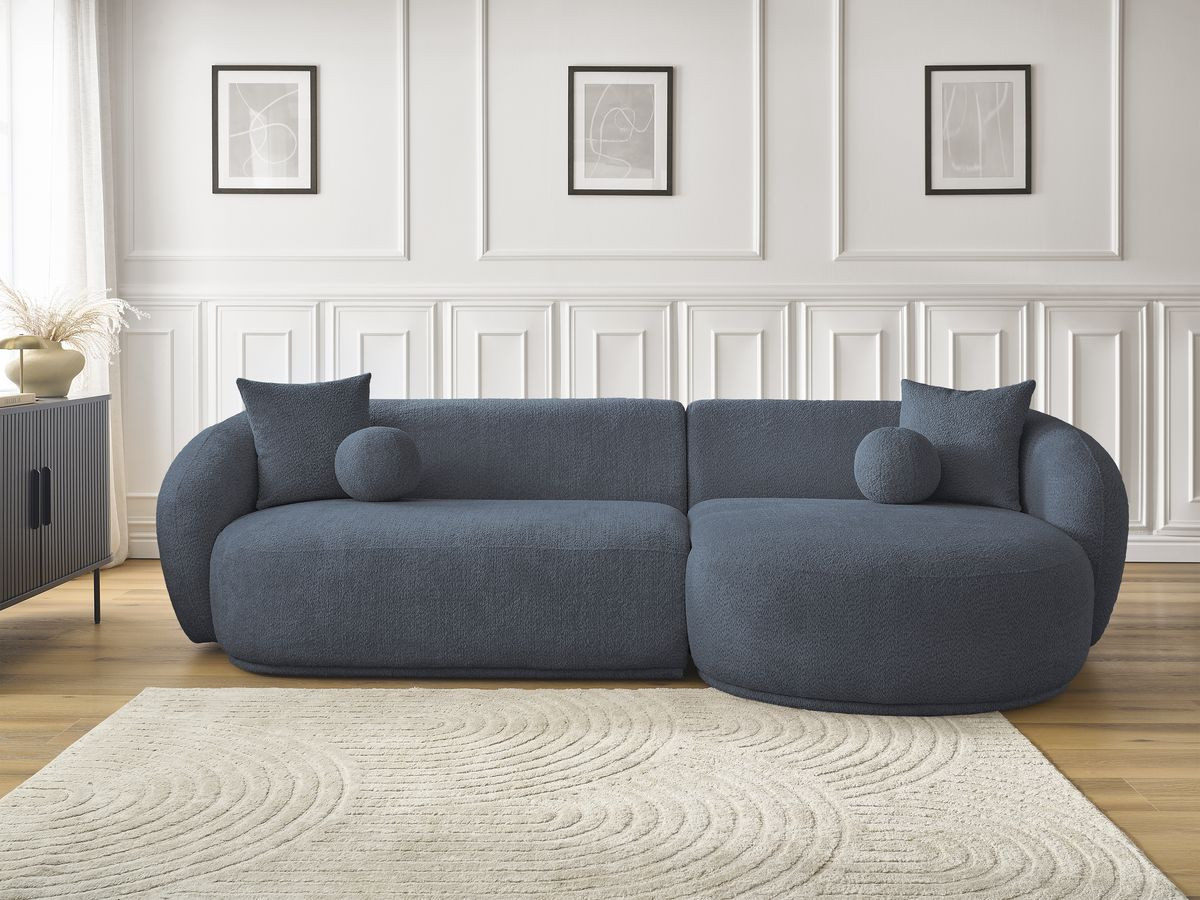 Canapé d'angle ASHLEY bleu foncé — vue 5