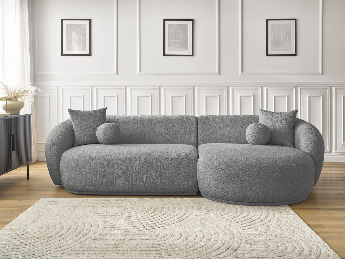 Canapé d'angle ASHLEY gris clair — vue 5