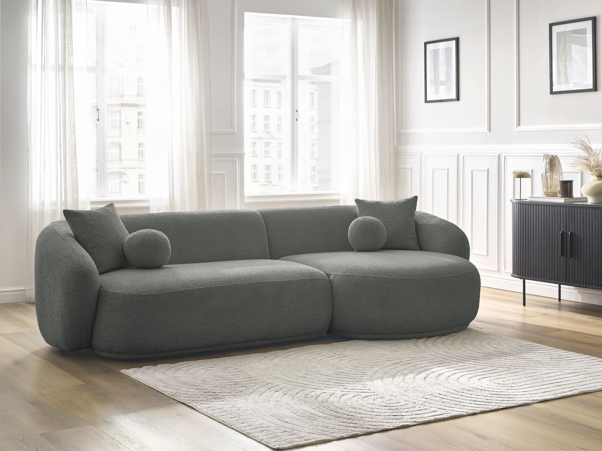 Canapé d'angle ASHLEY gris foncé — vue 6