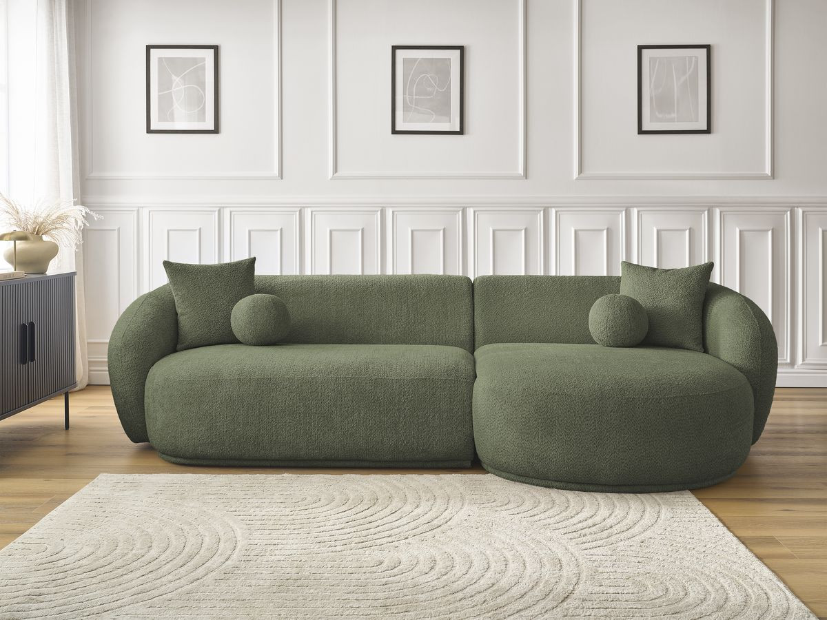 Canapé d'angle ASHLEY vert — vue 5