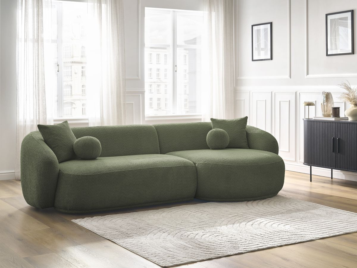 Canapé d'angle ASHLEY vert