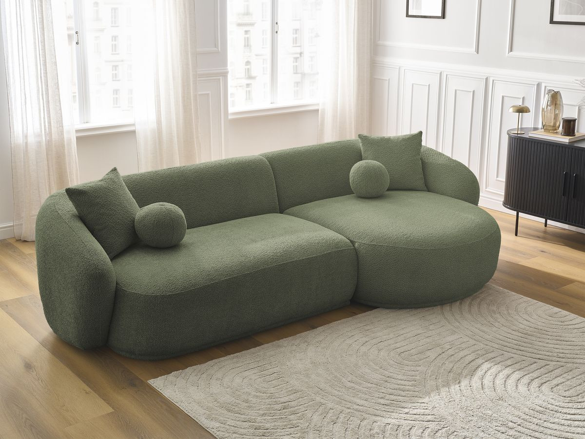Canapé d'angle ASHLEY vert — vue 6
