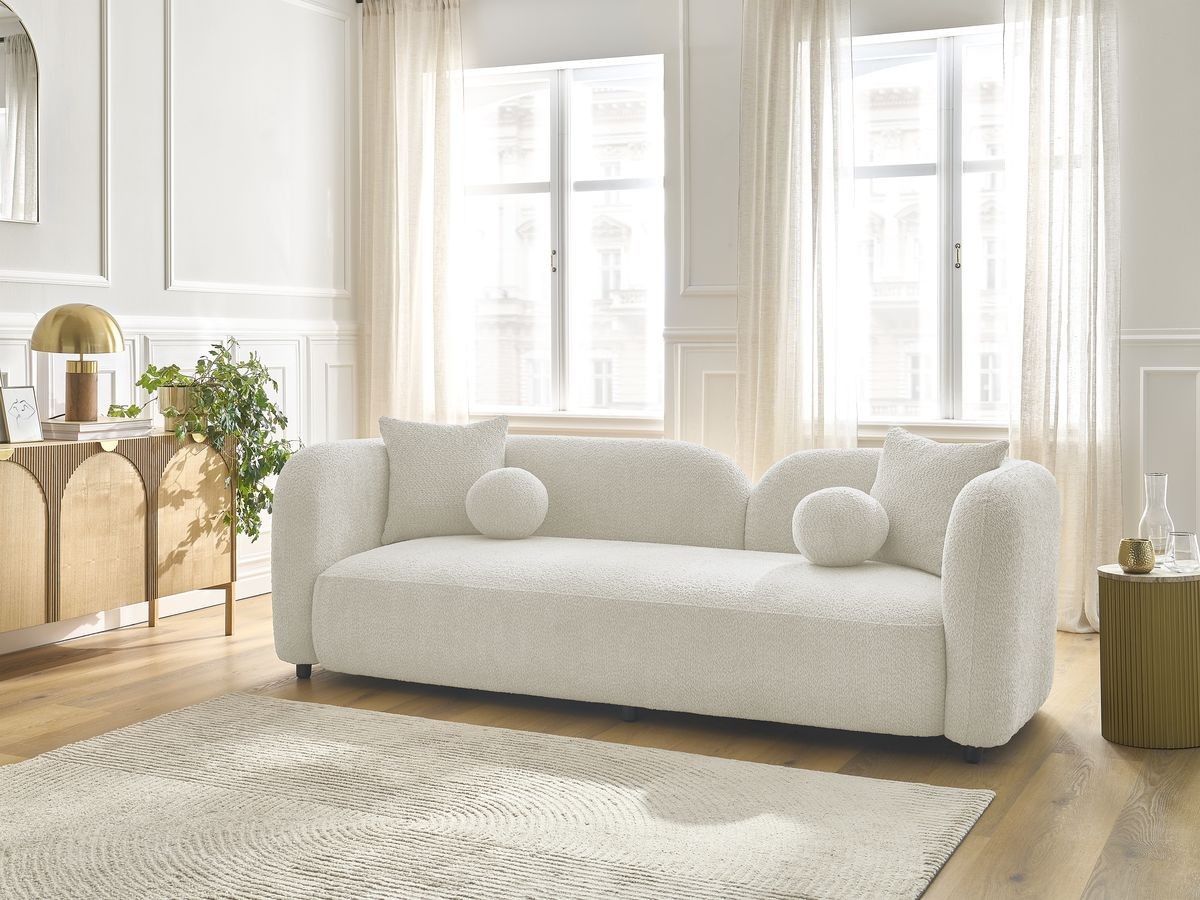 Canapé droit 3 places HAILEY beige — vue 6