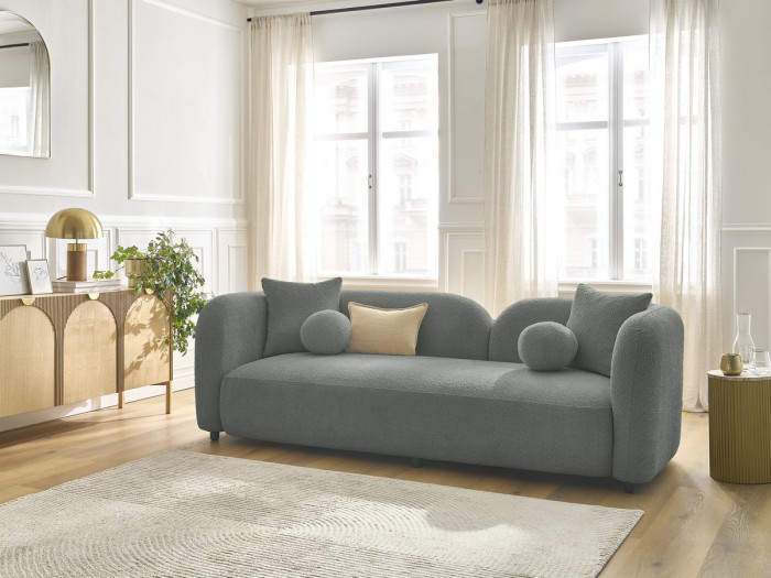 Canapé droit fixe 3 places HAILEY