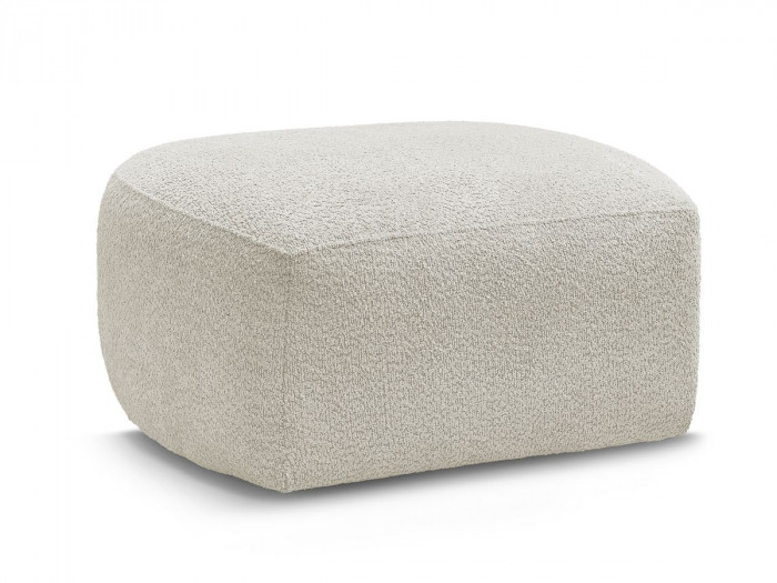 Pouf ASHLEY tissu bouclette