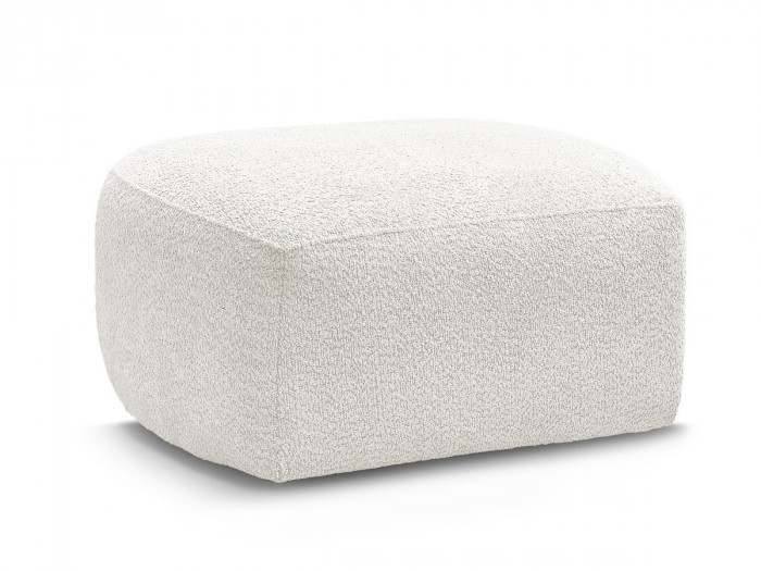 Pouf ASHLEY tissu bouclette