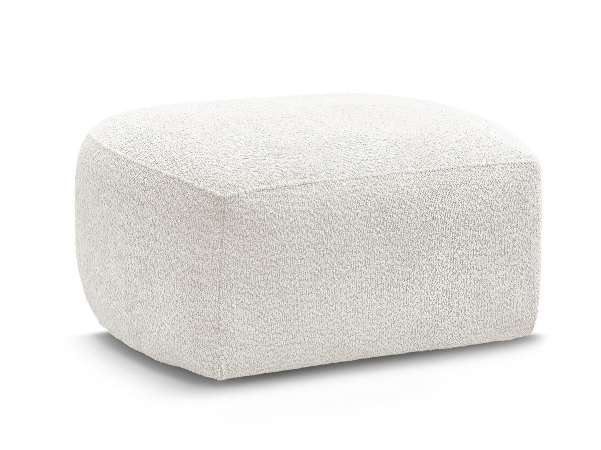 Pouf ASHLEY tissu bouclette