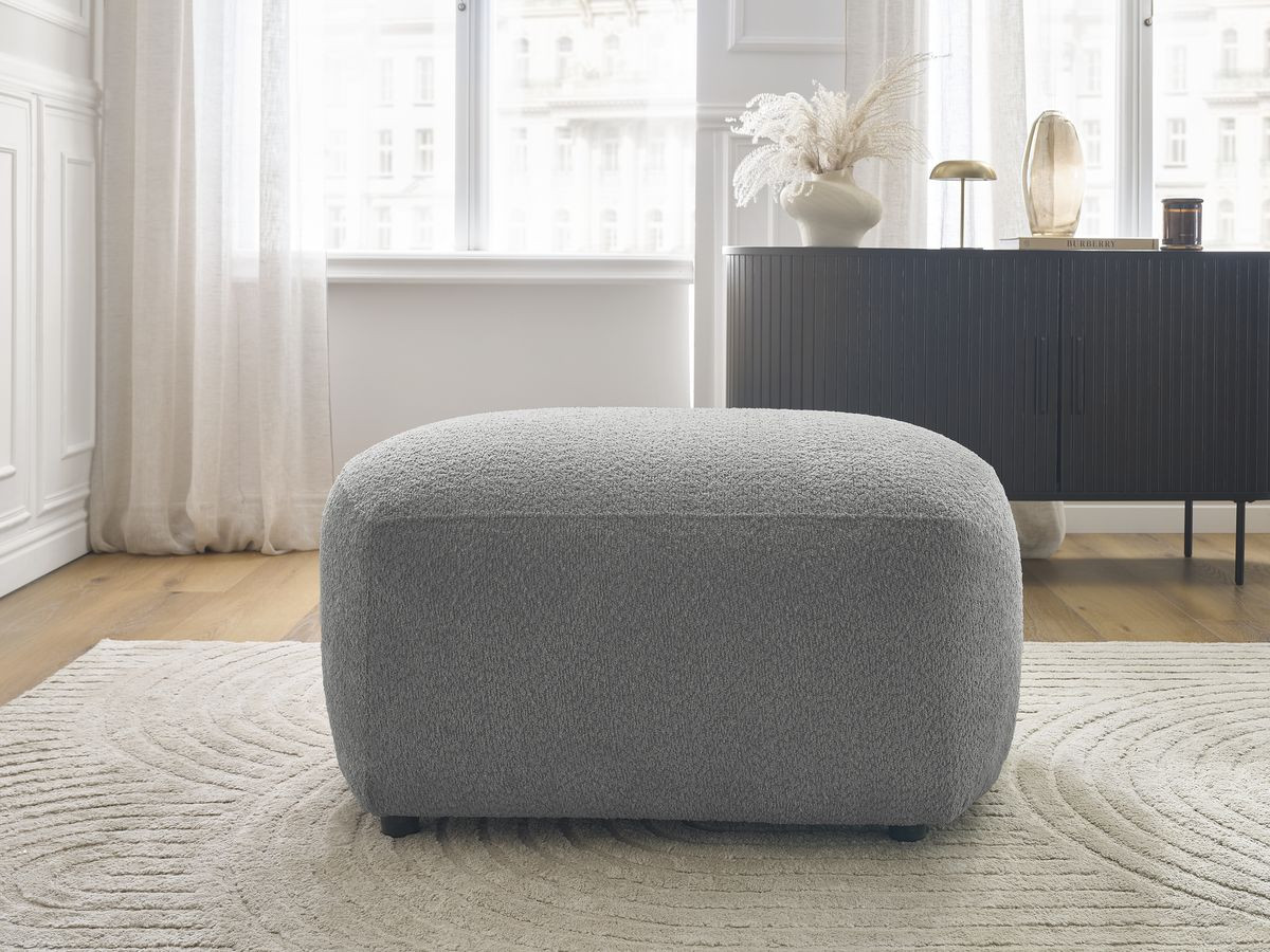 Pouf ASHLEY gris clair — vue 5