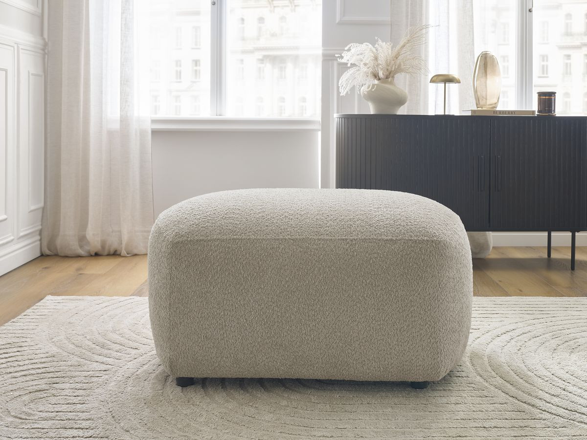 Pouf ASHLEY taupe — vue 5
