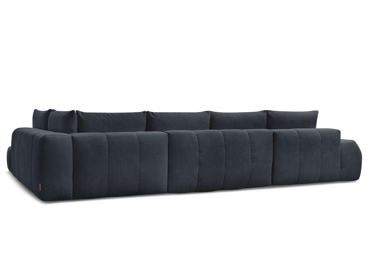 Canapé panoramique convertible coffre EVEREST tissu texturé