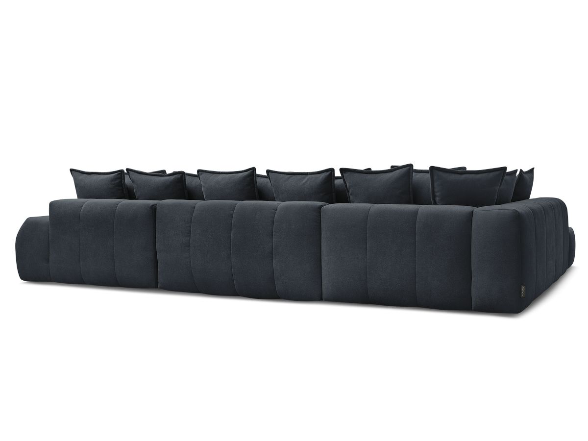 Canapé panoramique convertible coffre EVEREST tissu texturé